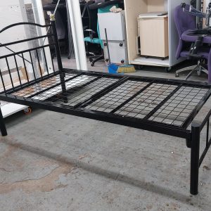 Three-foot iron bed frame (75% new)