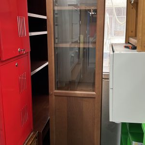 Glass display case (70% new)