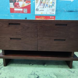 Solid Wood 4-Foot TV Stand (70% New)