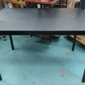 Metal-legged dining table (75% new)