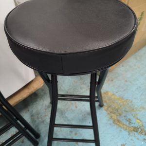 Leather folding stool (70% new)