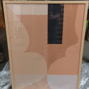 Display wall art in the model unit (90% new)