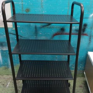 With iron shelving (70% new)