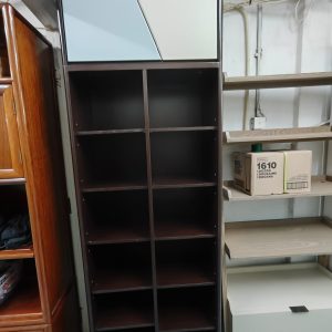 Custom-made shelving unit (70% new)