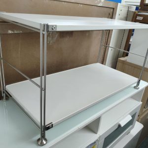 Stainless steel legs coffee table (70% new)