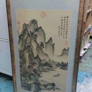 Imitation ferry landing curtain design (75% new)