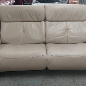 Electric hinged leather sofa (70% new)
