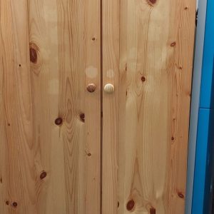 Pine wood two-foot wardrobe (70% new)