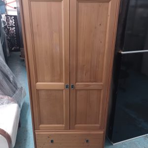 Solid wood wardrobe (70% new) Dimensions: 80cm (width) * 51cm (depth) * 184cm (height)