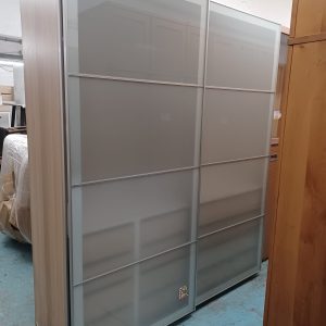 Glass Sliding Door Wardrobe (70% New) Dimensions: 200 cm (W) x 65 cm (D) x 240 cm (H)