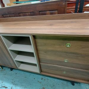 New living room cabinet (75% new) - Dimensions: 144cm (width) * 40cm (depth) * 87cm (height)