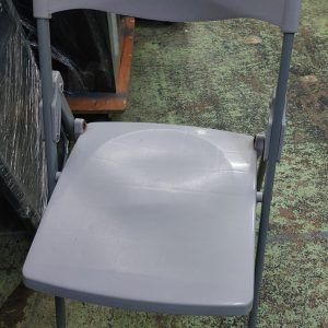 Plastic Folding Stool (70% New) Dimensions: 42 cm (W) x 51 cm (D) x 83 cm (H)