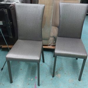 Four brand new dining chairs (75% new) - Dimensions: 40cm (width) * 44cm (depth) * 90cm (height)