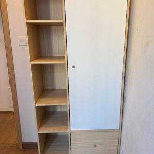 Stylish Storage Cabinet (70% New) - Dimensions: 81 cm (W) x 41 cm (D) x 181 cm (H)