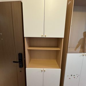 High-Quality Storage Cabinet (80% New) - Dimensions: 76 cm (W) x 36 cm (D) x 236 cm (H)