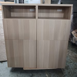 Four-foot shoe cabinet (70% new) Dimensions: 120cm (width) * 40cm (depth) * 129cm (height)