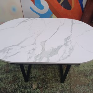 五呎仿雲石餐枱(70%新)尺寸: 150(寬)* 90cm(深)* 74cm(高)