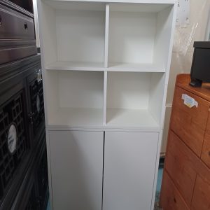 Pure white storage cabinet (75% new) Dimensions: 71cm (width) * 35cm (depth) * 143cm (height)