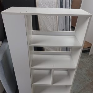 純白層架 (70%新) 尺寸: 80cm(寬)* 30cm(深)* 133cm(高)