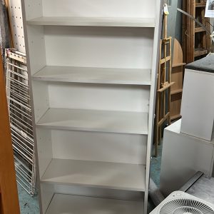 白色層架(65%新) 尺寸: 59cm(寬)* 25cm(深)* 179cm(高)