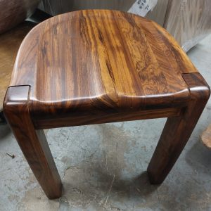 Master Wah's Ebony Wood Stool (75% New) Dimensions: 43cm (W) * 43cm (D) * 43cm (H)