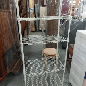 Practical Metal Shelf (70% New) Dimensions: 59cm (W) * 32cm (D) * 151cm (H)