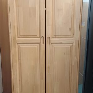 Solid wood wardrobe (70% new) Dimensions: 85cm (width) * 56cm (depth) * 208cm (height)