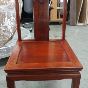 Refurbished rosewood chair   Dimensions: 43cm (width) * 43cm (depth) * 41-92cm (height)