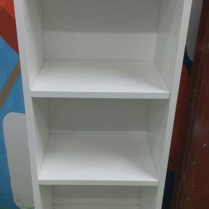 純白層架 (70%新)- 尺寸: 40cm(寬)* 28cm(深)* 107cm(高)